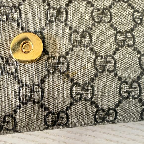 Gucci GG Supreme Monogram Azalea Calfskin Web Mini Horsebit 1955 Chain - Picture 10 of 13